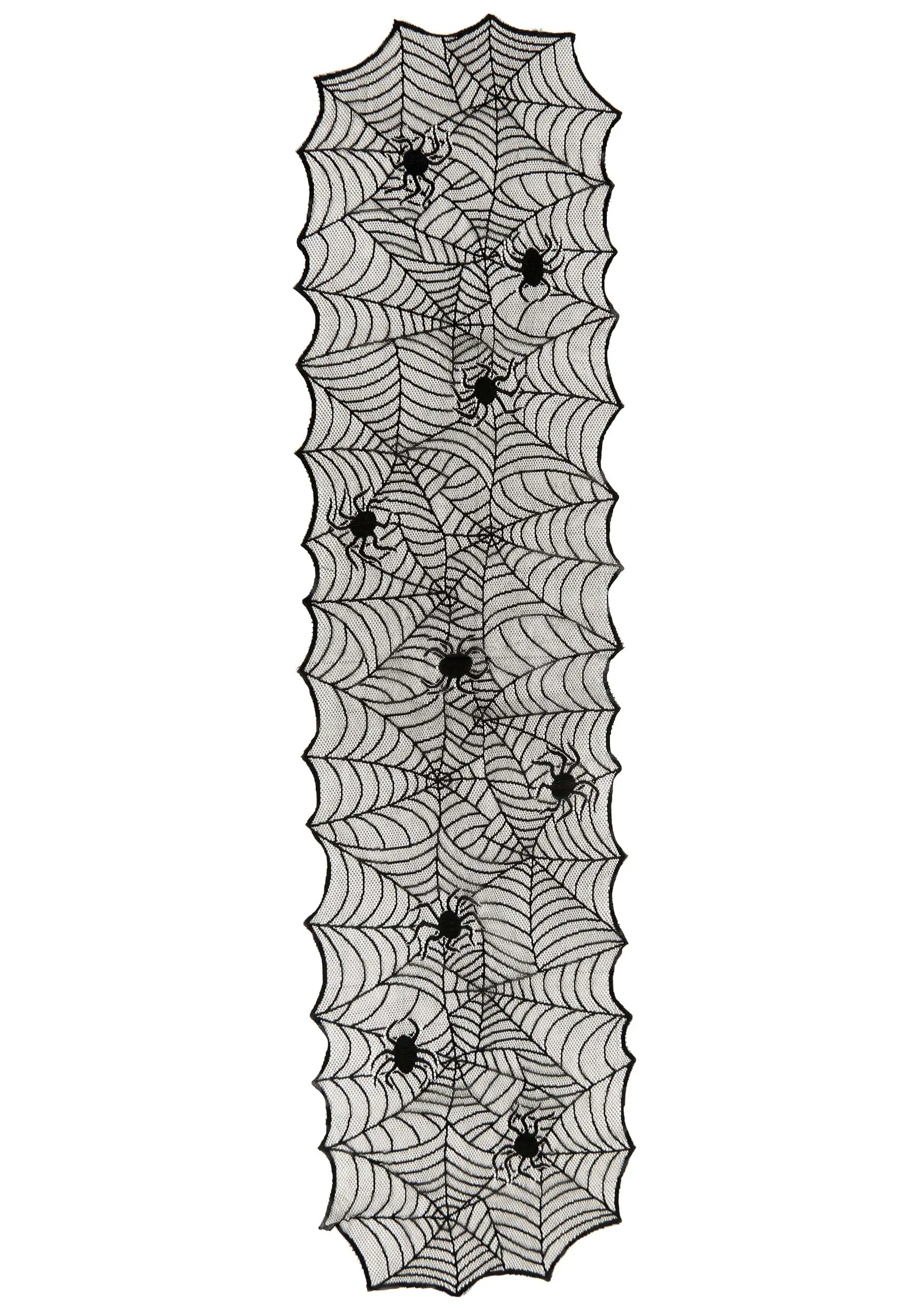 Black Spider Web Table Runner Decoration 3 Black Spider Web Table Runner Decoration