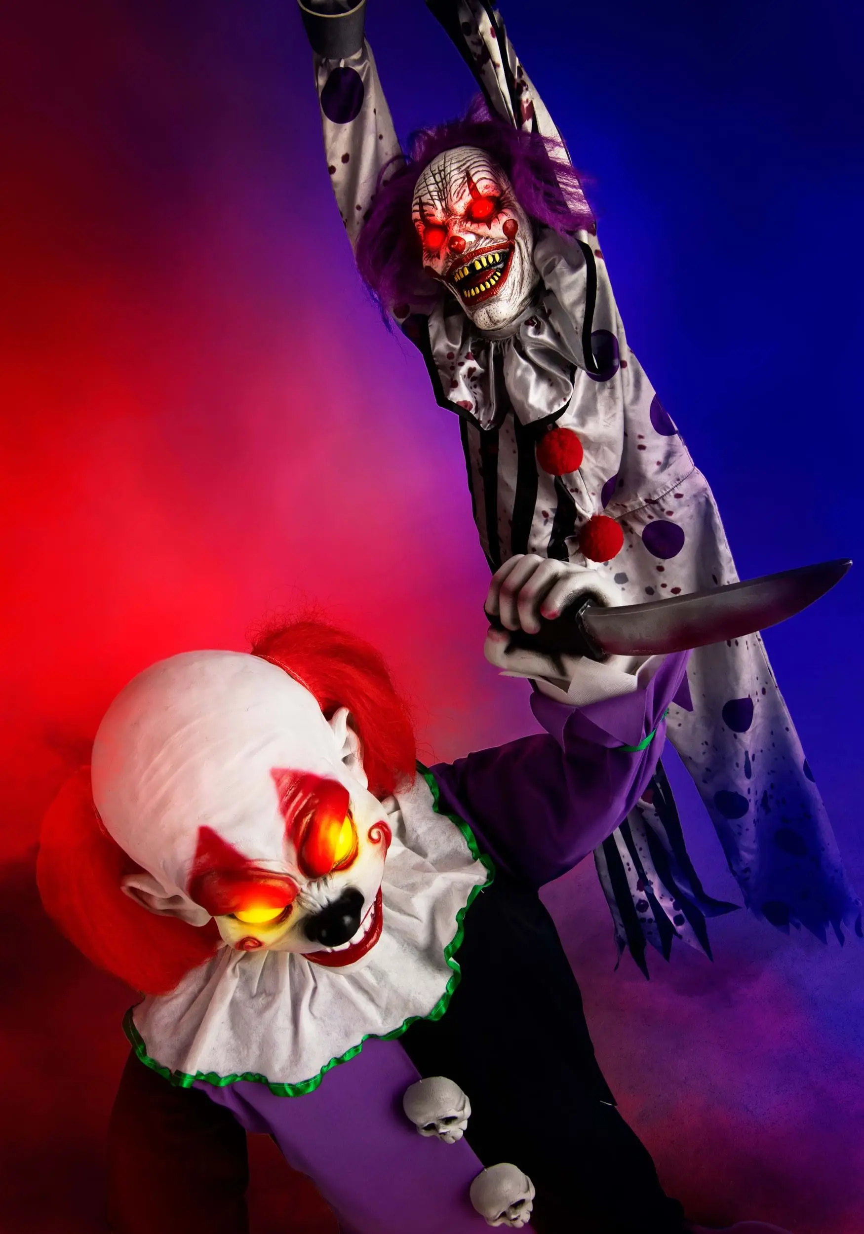 Spine Shivering Shaking Clown Halloween Decoration 6 Spine Shivering Shaking Clown Halloween Decoration - Image 4