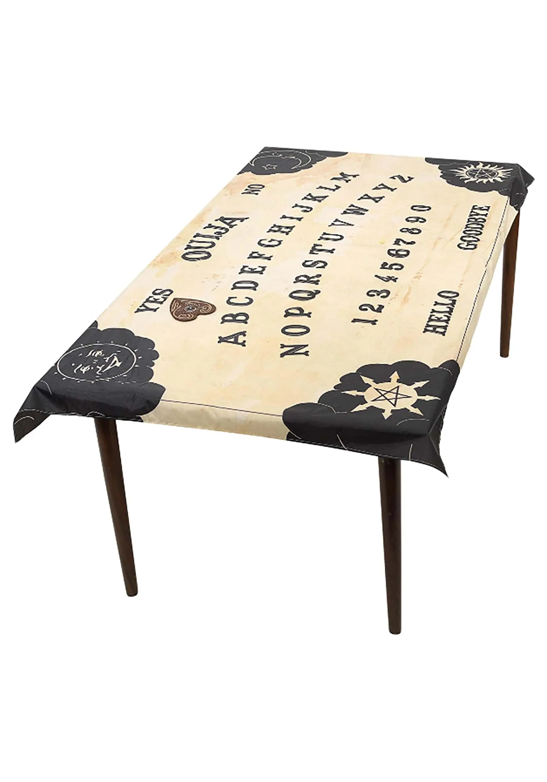 Spirit Board Halloween Table Cloth 3 Spirit Board Halloween Table Cloth