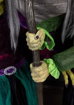 Animated Stirring Up Trouble Witch Decoration -Animatronics Shop stirring up trouble animated witch decoration alt 6