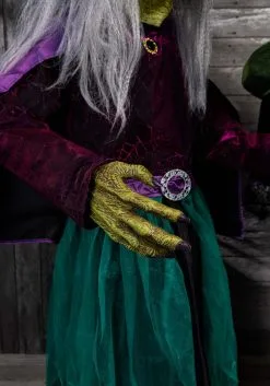 Animated Stirring Up Trouble Witch Decoration -Animatronics Shop stirring up trouble animated witch decoration alt 7