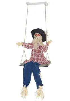 Swinging Evil Scarecrow Decoration