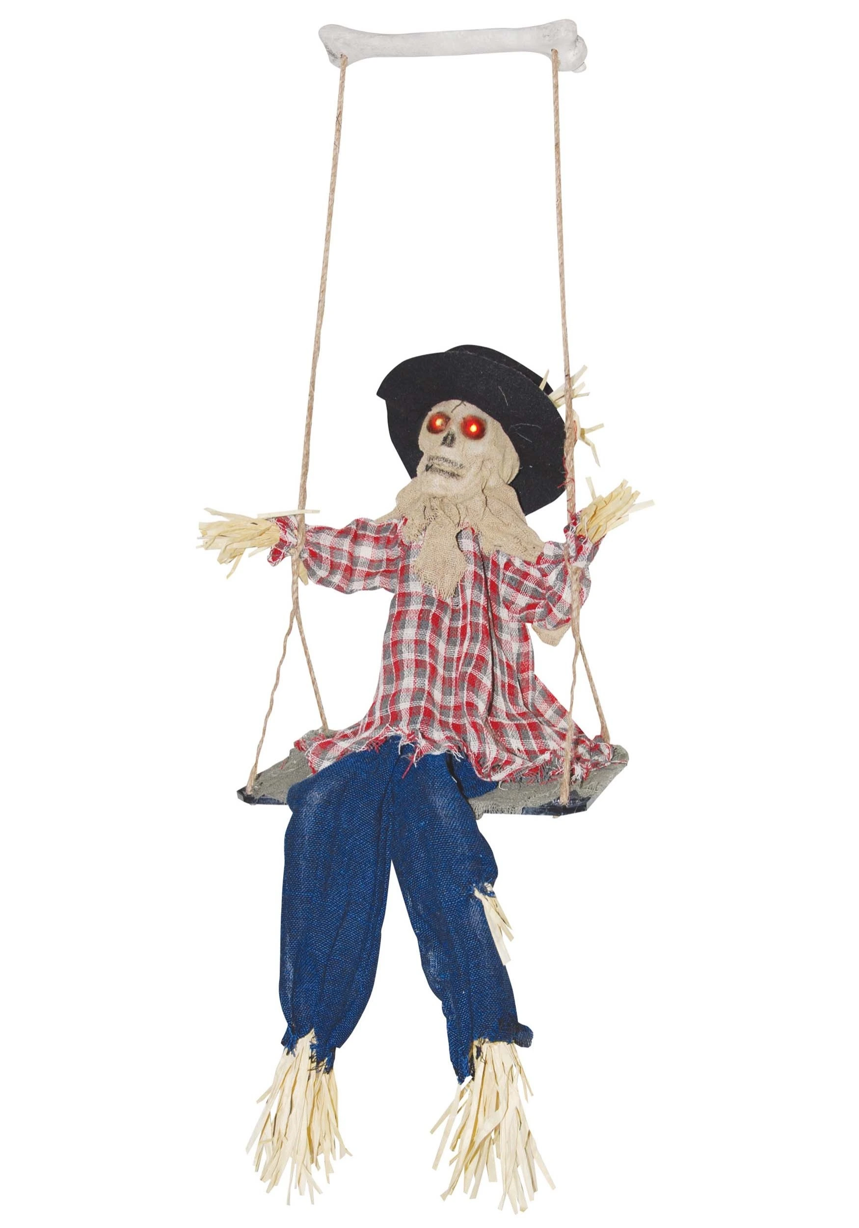 Swinging Evil Scarecrow Decoration 3 Swinging Evil Scarecrow Decoration
