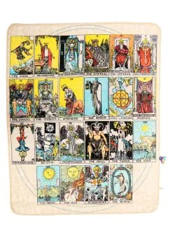 Tarot Cards Comfy Throw Blanket