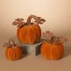 3 Orange Pumpkins -Animatronics Shop three orange pumpkins