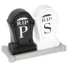 Salt & Pepper Tombstone Shaker -Animatronics Shop tombstone salt pepper shaker