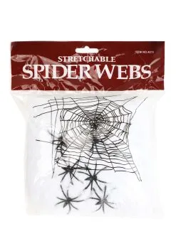 White Spider Web Halloween Decoration