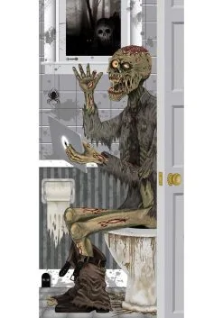 Zombie Toilet Door Cover
